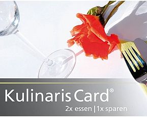 Kulinaris Card Ruhrgebiet - das Gutscheinbuch mit Scheckkarte
